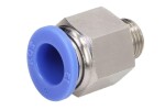 RECTUS RQSG1412G / tekalan connectors gray/straight, 1/4 external, wire 12x1.5, metal, quantity in package: 1pc