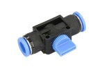 RECTUS RQSH 36 / tekalan connections straight/ventilation valve, cable 6x1/6x1, plastic, quantity in package: 1pc