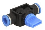 RECTUS RQSH 38 / tekalan connections straight/ventilation valve, cable 8x1/8x1, plastic, quantity in package: 1pc