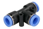 RECTUS RQST100 / tekalan connectors (gray/t-piece, 10mm/10mm/10mm, plastic, quantity per package: 1pc)