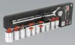 торцевая головка Комплект 12pc 1/2 Sq Drive meetermõõdustik торцевая головка Комплект 12pc 1/2 Sq Drive meetermõõdustik S0505