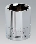 WallDrive торцевая головка 24mm 1/2 Sq Drive WallDrive торцевая головка 24mm 1/2 Sq Drive S0661