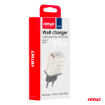 Kiirlaadija 220V 30W USB- A+USB-C