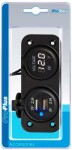 Voltmeeter 6-30V+2xUSB 2100mA süvistatav