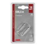 Pirn 2tk 24V 11x43 mm 18W SV8,5-8 E-mark