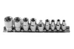 E-torx padrunid 1/4", 3/8", 9 tk.