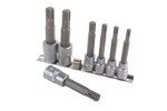Ribe padrunvõtmete komplekt 3/8"d, 1/2"d 7 osa