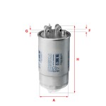 SOFIMA S 2ONE NR / fuel filter fits: opel corsa d, corsa d/hatchback 1.3d 07.06-08.14
