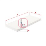 SOFIMA S 3024 C / cabin filter fits: fiat barchetta, punto, lancia y 1.1-1.8 09.93-05.05