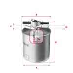 SOFIMA S 4026 NR / fuel filter fits: nissan murano ii, nv200, nv200 / evalia, qashqai i, x-trail, x-trail ii, renault koleos i 1.5d/2.0d/2.5d 11.06-