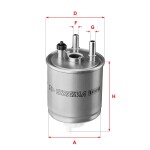 SOFIMA S 4114 NR / fuel filter fits: renault kangoo be bop, kangoo express, kangoo ii, laguna, laguna iii, latitude, twingo ii 1.5d/2.0d/3.0d 03.07-