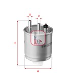 SOFIMA S 4117 NR / fuel filter fits: renault kangoo be bop, kangoo express, kangoo ii, laguna, laguna iii, twingo ii 1.5d/2.0d/3.0d 03.07-