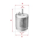 SOFIMA S 4129 NR / fuel filter fits: hyundai i30 1.6d 11.16-