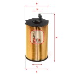 SOFIMA S 5226 PE / oil filter fits: hyundai grand santa fé, grandeur, santa fe iv, santa fé ii, kia cadenza i, sorento ii, sorento iii 3.0/3.3/3.5 01.10-12.20