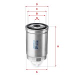 SOFIMA S 6120 NR / fuel filter fits: citroen jumper i, fiat croma, ducato, marea, lancia kappa, peugeot boxer 2.4d/2.5d/2.8d 05.89-04.02