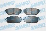 SAMKO Piduriklotsi komplekt,  ketaspidur 5SP1402