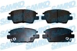 SAMKO Piduriklotsi komplekt,  ketaspidur 5SP2051