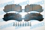 SAMKO Piduriklotsi komplekt,  ketaspidur 5SP2170K