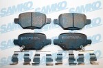 SAMKO Piduriklotsi komplekt,  ketaspidur 5SP2177K