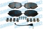 SAMKO Piduriklotsi komplekt,  ketaspidur 5SP2184AK