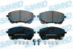 SAMKO Piduriklotsi komplekt,  ketaspidur 5SP2203