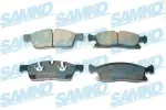 SAMKO Piduriklotsi komplekt,  ketaspidur 5SP2280