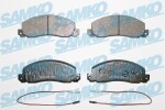 SAMKO Комплект тормозных колодок,  дисковый тормоз 5SP278