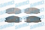 SAMKO Piduriklotsi komplekt,  ketaspidur 5SP860
