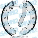 SAMKO Piduriklotside komplekt 86740