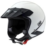 OMP RACING SC0-0617-A01-020-L / open face rally helmet, 1pc, white, size: 600x590 mm, size: l, star