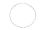 OE SCANIA SCA1919941 / sealing ring (o-ring, 134.5/140.8x3.5mm) fits: scania