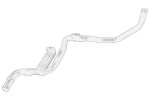 OE SCANIA SCA2446570 / parking heater water pipe fits: scania
