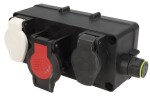 kaitsmepesa (koos kaks outlets) ADAPTER 2X7P+1X15P sobib: SCHMITZ