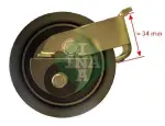 Schaeffler INA Pingutusrull,  Hammasrihm 531 0399 20