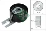 Schaeffler INA Pingutusrull,  Hammasrihm 531 0555 10