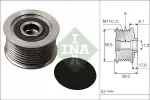 INA  Generaatori vabakäik 535 0049 10