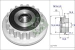 Schaeffler INA Generaatori sidur (vabakäik) 535 0118 10
