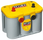 Optima Yellow TOP käivitus -ja püsitoiteaku YT U 4,2 12V/55Ah/765A +/-
