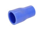 jahutus süsteemi silikoon voolik (35/28x76mm, üleminek, värv blue, -40/220°C, rebenemise surve: 0,9 MPa, töö surve: 0,3 MPa)