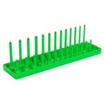pistikupesa hoidik 1/4"sq drive 4-15mm hi-vis roheline