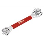 SEALEY õlikorgi võti 3/8", 1/2", 8, 10mm i 10, 12, 14, 17mm