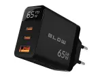 Seinalaadija LCD USB+USB-Cx2 PD 65W Blow