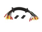SENCOM 503020 / electrical wires with windshield washer fluid hose, for tailgate (300mm, number of terminals: 14, with cover, with hose) fits: abarth 500 / 595 / 695, 500c / 595c / 695c, grande punto, punto 0.9-electric 06.05-