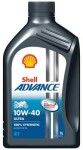SHELL Mootoriõli Advance 4T Ultra 10W-40 (SN/MA2) 1l 550053785