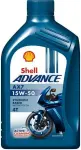 SHELL Mootoriõli Advance 4T AX7 15W-50 (SM/MA2) 1l 550053817