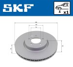 SKF Vertevo Piduriketas VKBD 81273 V1