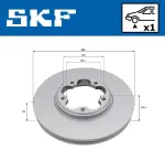 SKF Piduriketas VKBD 81389 V1