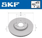 SKF Piduriketas VKBD 81400 V1