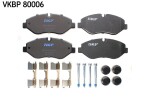 SKF Piduriklotsi komplekt,  ketaspidur VKBP 80006