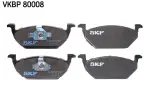 SKF  Piduriklotsi komplekt,ketaspidur VKBP 80008